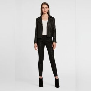 Hudson Jeans Women’s Jacquard Skinny Pants Black Size 25 Excellent gently used